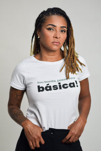 Babylook Sou bonita posso estar básica!