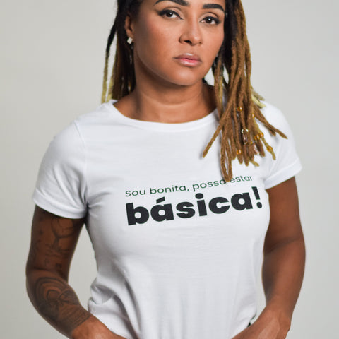 Babylook Sou bonita posso estar básica!